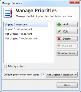 Swift To Do List 7 - 4 Quadrants Time Management